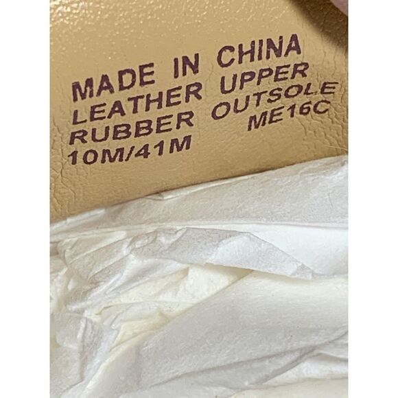 Michael Kors Womens Slip On Leather Flat Shoe Tan Size 10 - Picture 2 of 14